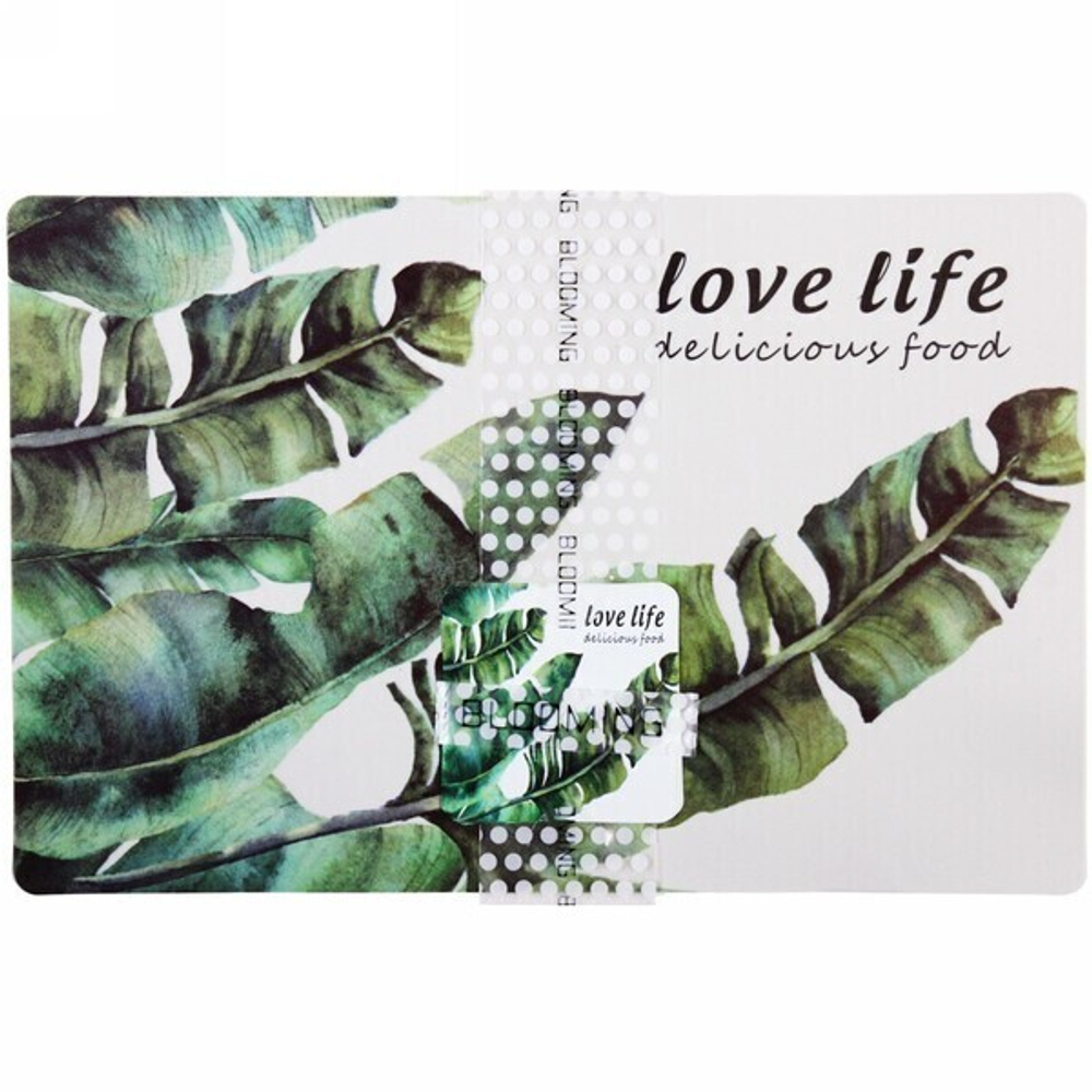 Салфетка на стол 43*28см в наборе 6+6шт «Папоротник»