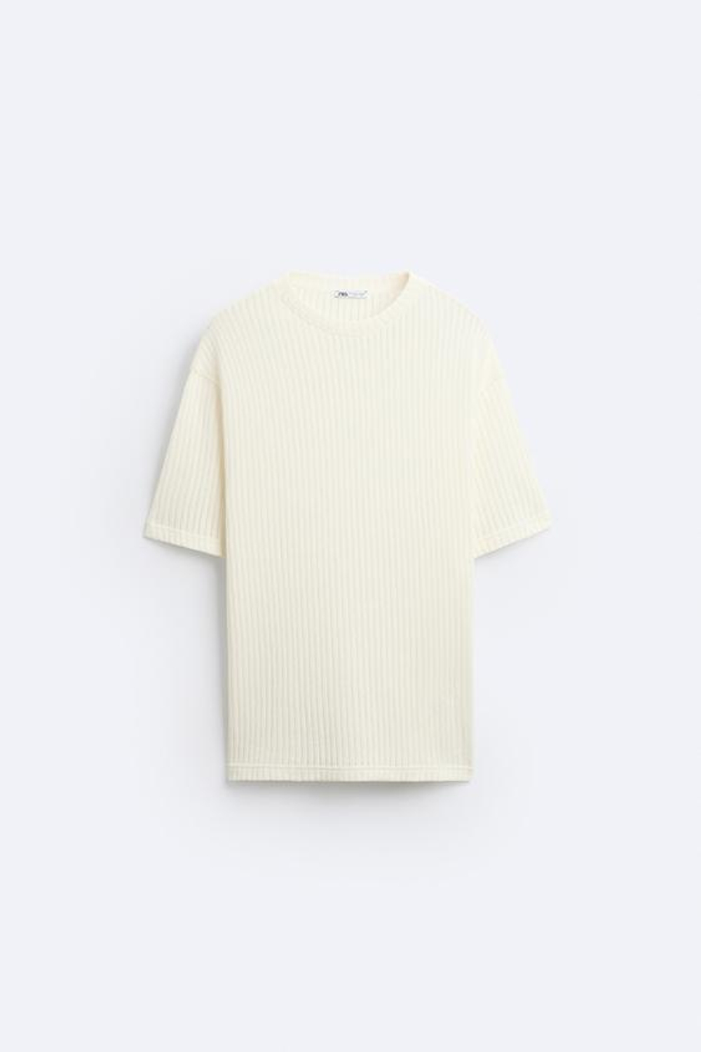 ZARA ТОЛСТОВКА АЖУРНОЙ ВЯЗКИ С РЕЛЬЕФНЫМ УЗОРОМ, ЭКРЮ