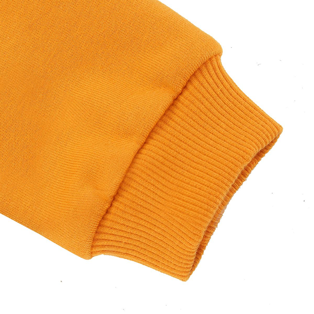 Джемпер д/девочки с капюшоном M1145FN-3/6 р.98 охра (Такро)