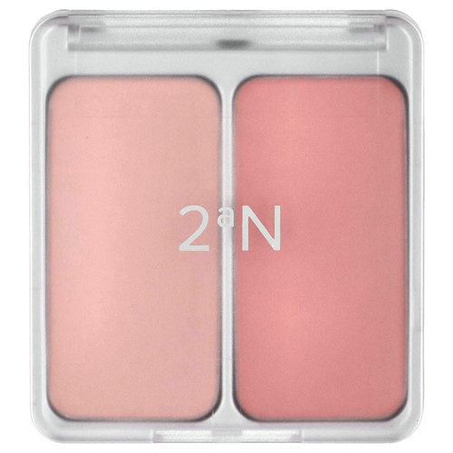 2aN, Dual Cheek, оттенок 02 Love, розовый, 9 г