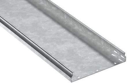 Лоток листовой неперфорир. 50х300 L2500 сталь 1.5мм HDZ ESCA 7 IEK CLN10-050-300-150-D25-HDZ