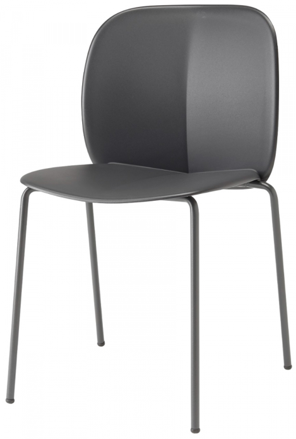 Стул пластиковый Scab Design Mentha Go Green, антрацит