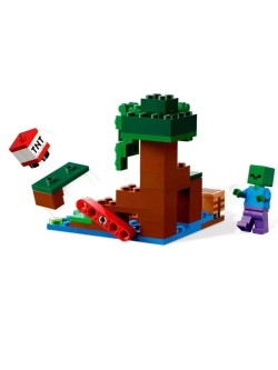 Конструктор Майнкрафт Болотное приключение 79 деталей