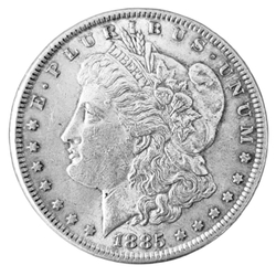 Монета 1 доллар (dollar) 1885 год "Моргана" США