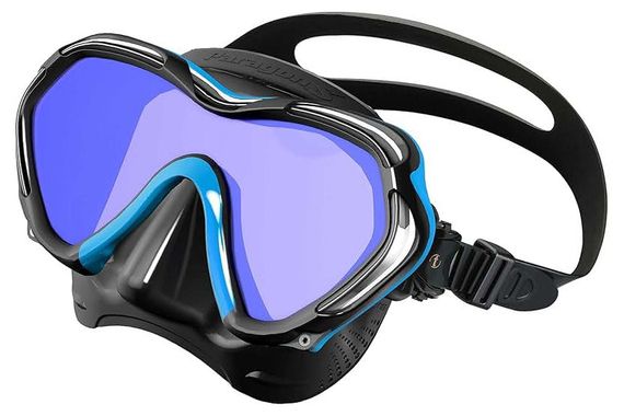 Маска TUSA Paragon S моностекольная, антиблик, синяя