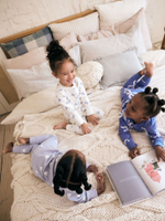 Пижама для девочки Next B92-236, 3 шт., Синий, Голубой, Белый