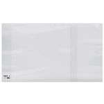 Обложка ПВХ для учебников Биология, Экономика, Букварь, ПИФАГОР универсальная, прозрачная, 120 мкм, 255х490 мм, 227487