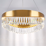 703163 Люстра HELIO 30W LED 2778LM ШАМПАНЬ 3500K