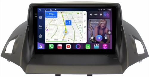Магнитола для Ford Kuga 2 2012-2019 (без SYNC) - FarCar S400-TS18 монитор 9.5" QLED на Android 14, CarPlay, 4G SIM-слот