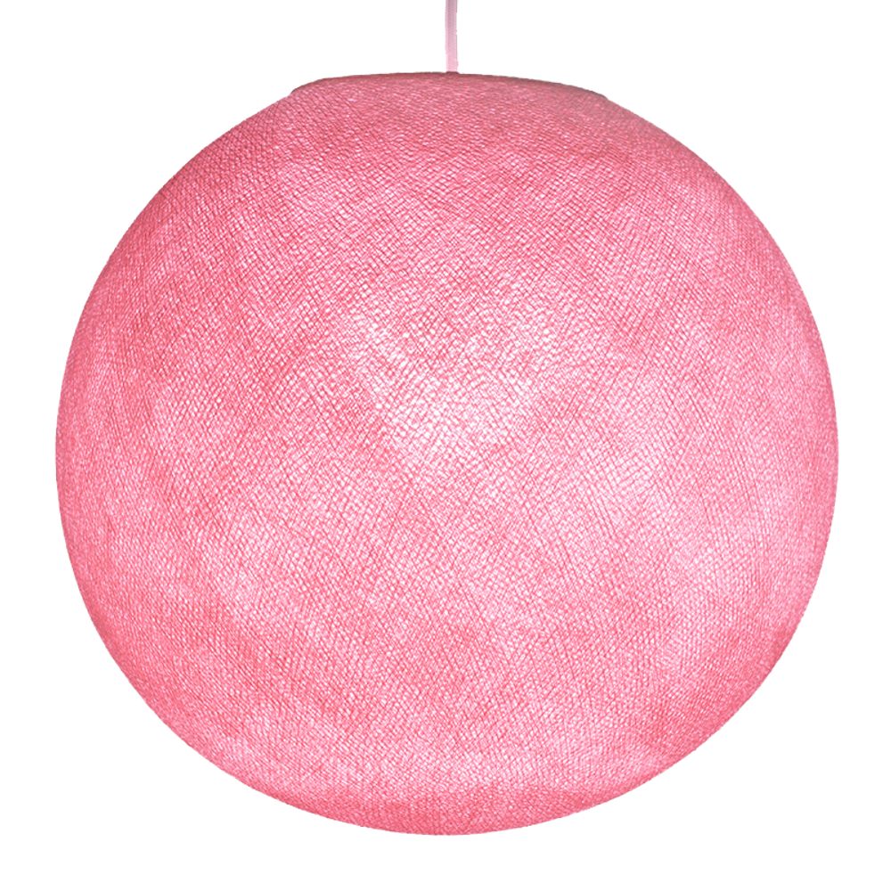 Хлопковый шар - подвес Розовый