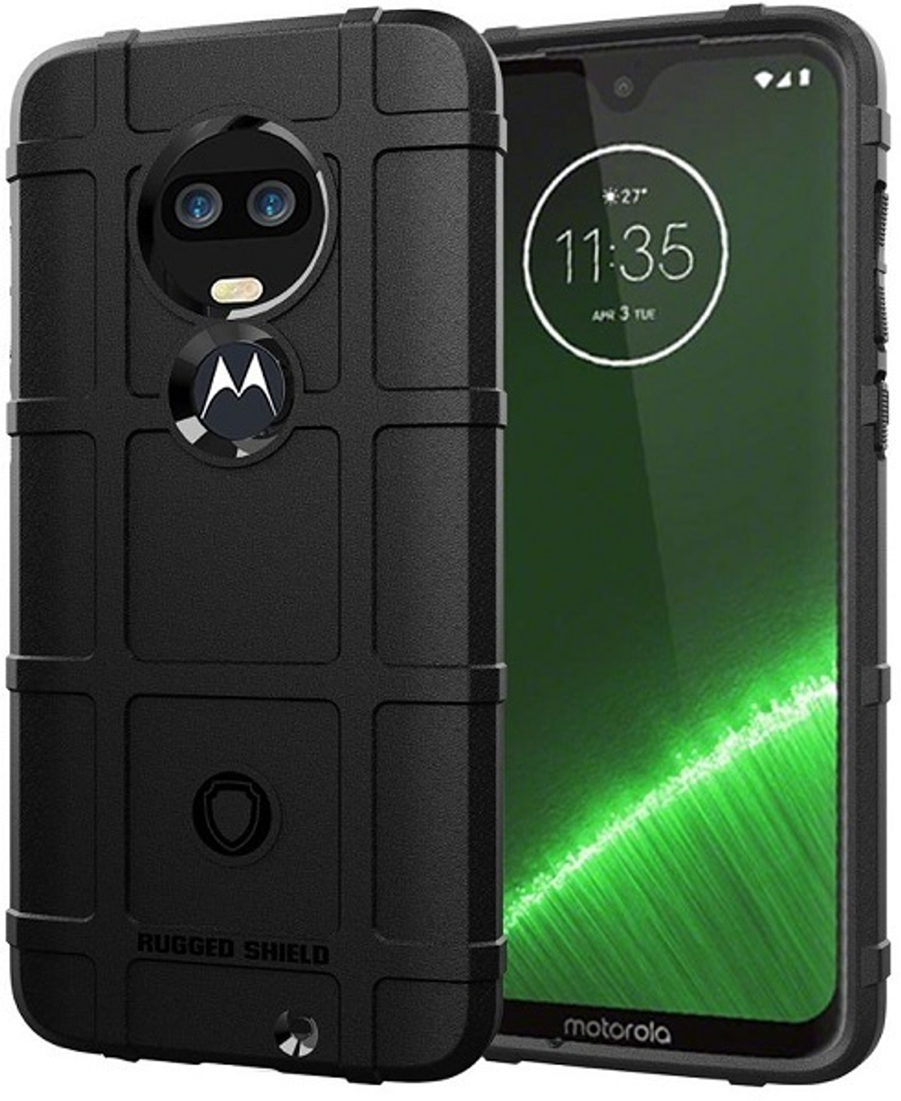 Чехол для Motorola Moto G7 (G7 Plus) цвет Black (черный), серия Armor от Caseport