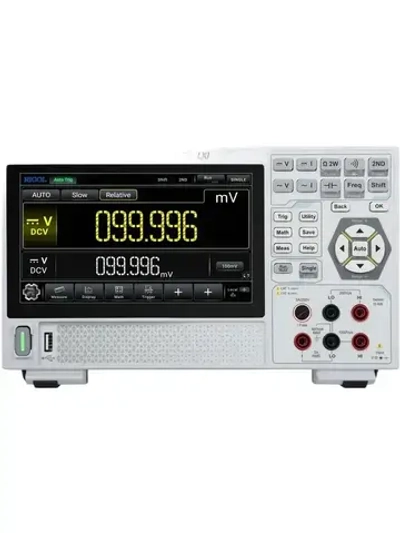 Цифровой настольный мультиметр RIGOL DM858E с 5,5-битным разрешением 80 rdgs, точность 0,06% постоянного тока, объем памяти 20 000