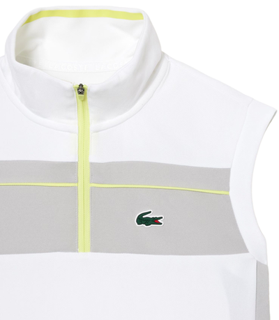 Женское поло Lacoste Ripstop Piqué Tennis Polo - white/grey