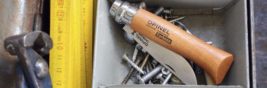 Складной нож Opinel №6, углеродистая сталь, рукоять из дерева бука c клинком из стали XC90, рукоять дерево (Бук)