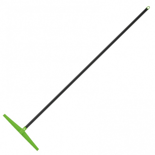 61730 Грабли пластиковые, 430 мм, 13 прямых зубьев, металлический черенок Сибртех