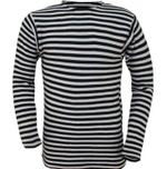 Тельняшка двойной вязки черная полоса