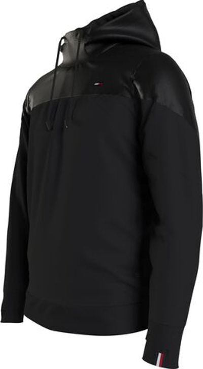 Мужская теннисная кофта Tommy Hilfiger Seasonal Hoody - black