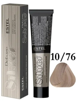 ESTEL De Luxe Silver Краска для волос, 10/76 светлый блондин коричнево-фиолетовый, 60мл