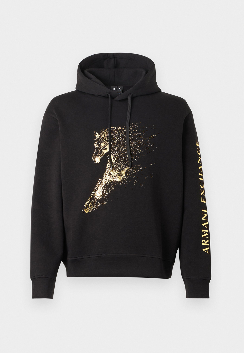 Armani Exchange UNISEX - Толстовка с капюшоном - Чёрный