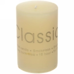 Свеча «Classic» 5*7,5см цвет белый ZD-002