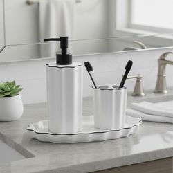 Подставка для ванных принадлежностей Camellia, белая