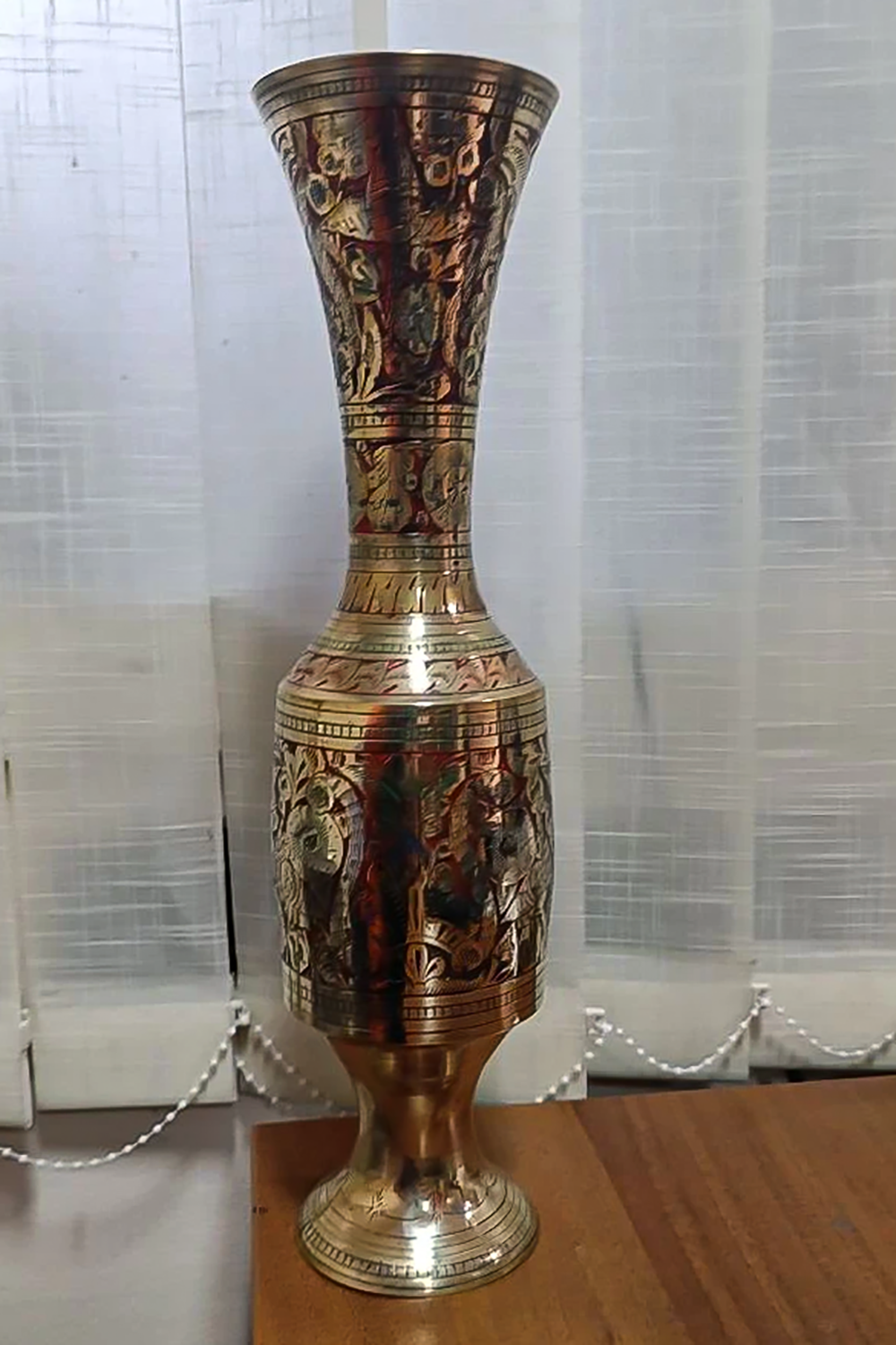 Ваза "Хорезм" латунь, эмаль