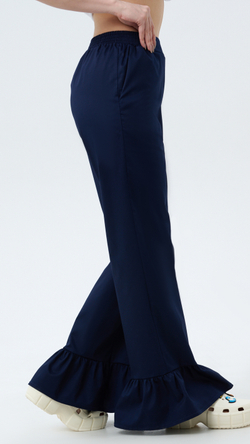 Брюки медицинские с воланами №У2