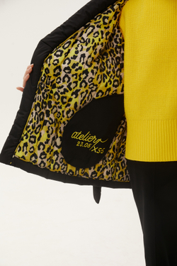 Пуховик - Кимоно укороченный