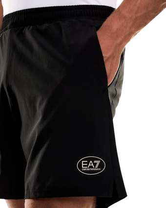 Мужские теннисные шорты EA7 Tennis Pro - black