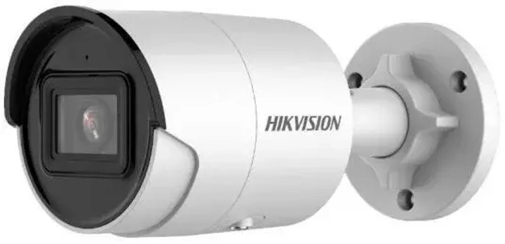 Камера видеонаблюдения Hikvision DS-2CD2023G2-IU 4MM Цветная/ CMOS/ 1920x1080/ угол обзора 87°/ ИК подсветка/ Белый