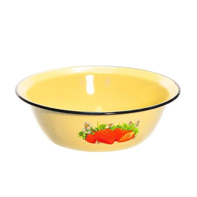 Миска эмал сталь, кругл, 28 см, 3.5 л, СтальЭмаль, 1с9с