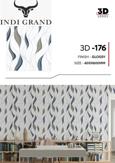 Керамогранит 3D 60х60 glossy - 176