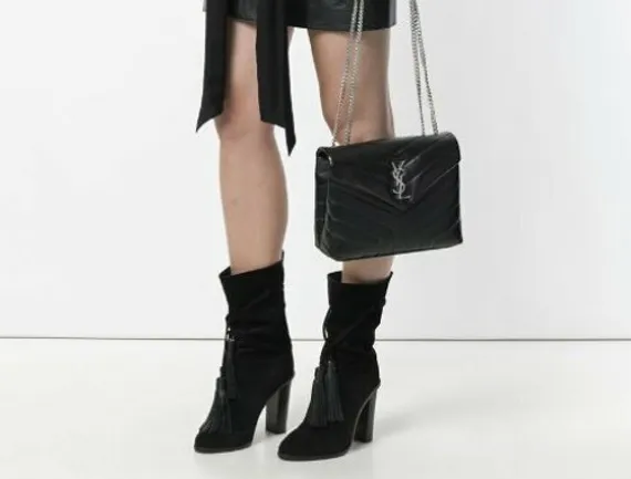 Сумка Saint Laurent Monogram Loulou Small Черный