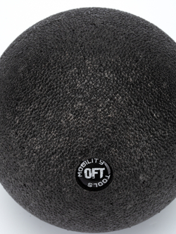 Шар массажный одинарный 10 см черный