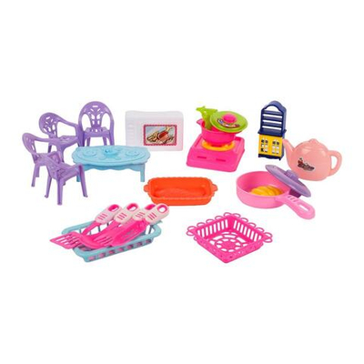 Набор посуды, корзинка 7062-28