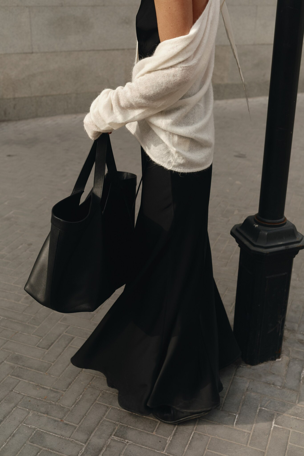 Юбка длинная на завязках