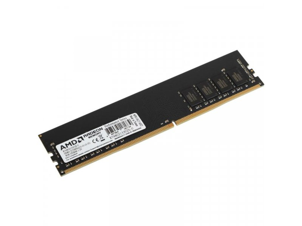 Оперативная память AMD Radeon R7 Performance R748G2133U2S-U, DDR4 1х 8ГБ 2133 МГц, DIMM,  RTL