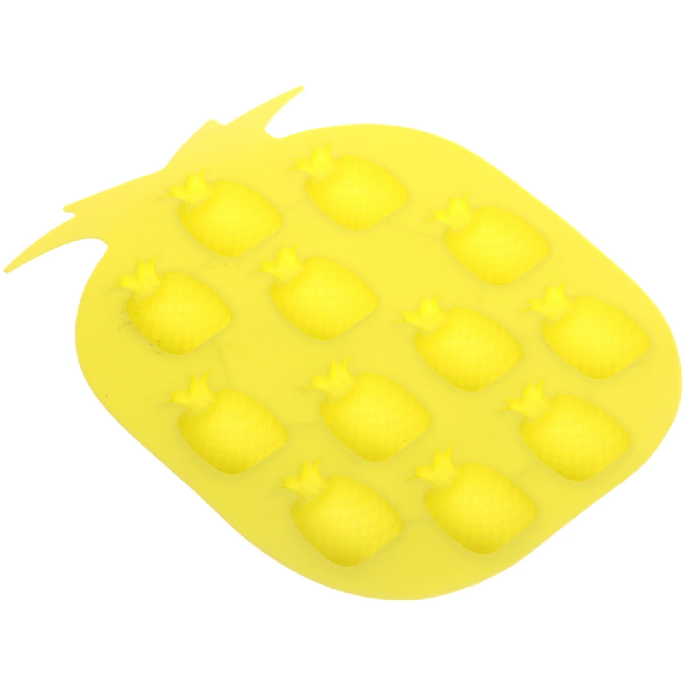 Форма для льда силиконовая «Ананас» 19*14см, цвета микс