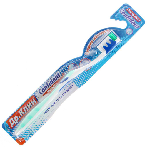 DR.СLEAN Зубная щётка CONFIDENT MEDIUM (средняя жёсткость)