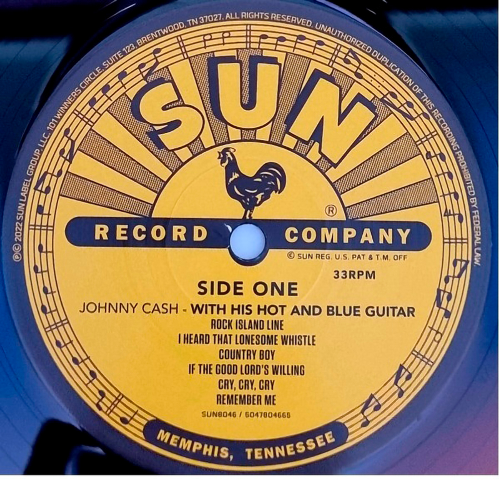 Johnny Cash / With His Hot And Blue Guitar (LP)