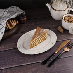 Блюдо овальное 24*18 см h1,7 см   Noble [1]