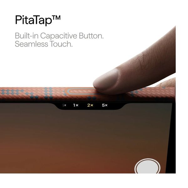 Чехол Pitaka Edge Case для iPhone 17 Pro, Оранжевый монограм | Monogram Gold/Orange
