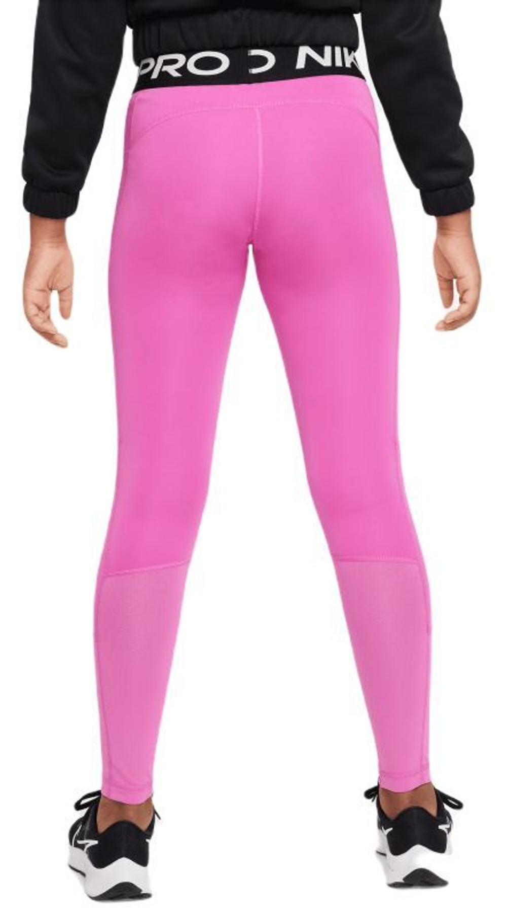Брюки для девочки Nike Girls Pro Dri-Fit Leggings - active fuchsia/white