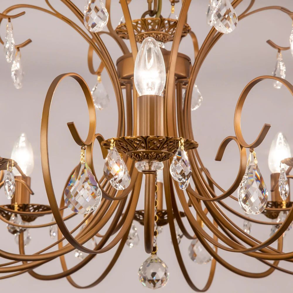 Citilux Марлен CL411181 Люстра подвесная Кофейная