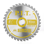 Диск пильный по дереву P.I.T. 165x30/20x2,2 мм 36T, тип зуба АТВ (ACTW10-165T36)