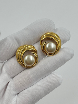 Серьги с «жемчугом»