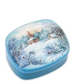 Народные промыслы ШК-20/54-C Шкатулка «Зима» исп. Стриж К