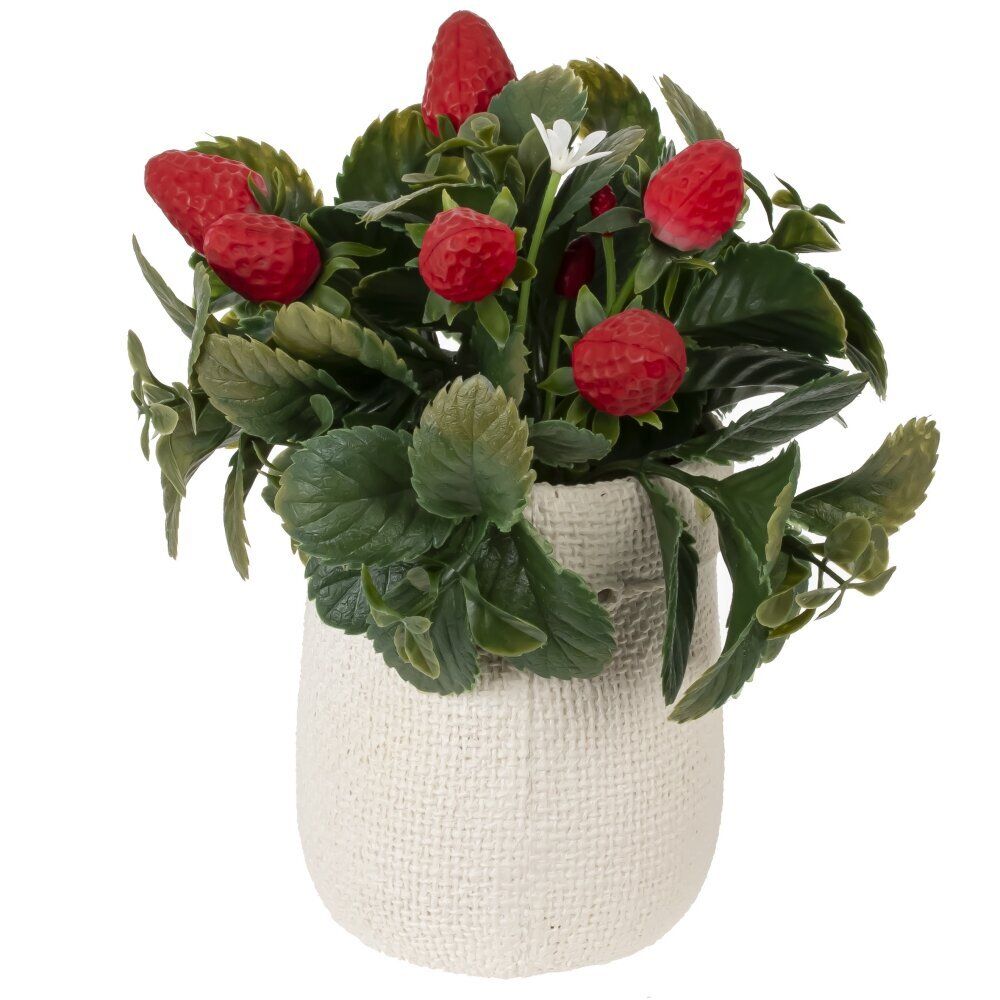 GAEM Цветочная композиция "Земляника", L18 W13 H19 см