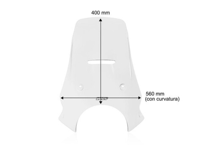 WRS Ветровое стекло Caponord Husqvarna Norden 901 прозрачное