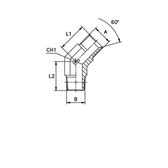 Соединение P45 BSPT 1/2 - BSP 1/2